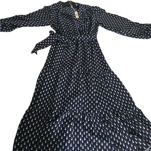 Polka Dot Navy Dress